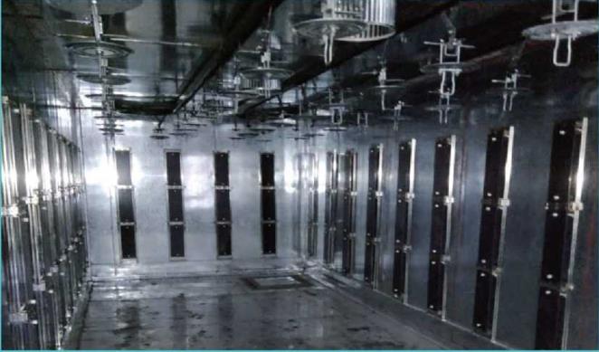 註塑機廠烘(hong)烤車間應用